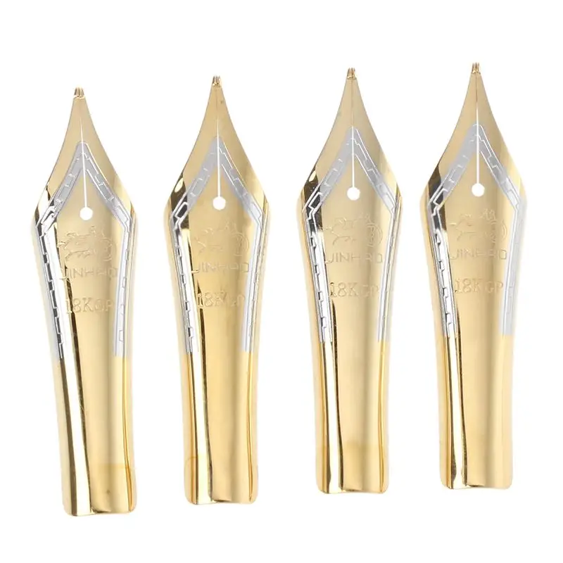 

4Pcs/Lot Jinhao 159 450 599 750 baoer 388 Fountain pen Universal design large Pen nib Gold tip 0.5mm