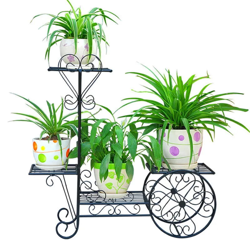

Decoration exterieur Balkon Table metal raflar mensola door piante Balcon flower shelf balcony stand plant rack
