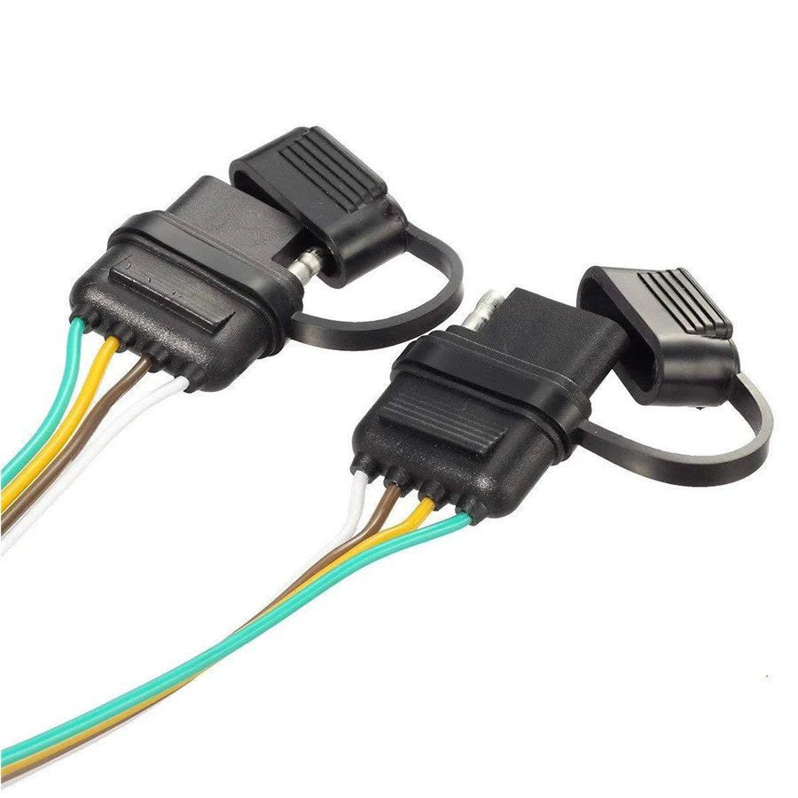 شقة 4-طريقة 4 دبوس سحب مقطورة Y-الفاصل تسخير محول 12 V سيليكون الخراطيم LED ضوء الباب الخلفي شريط ل رافعة شاحنة خفيفة لنقل السلع مقطورة شقة 4-طريقة 4 دبوس سحب مقطورة Y-الفاصل تسخير محول 12 V سيليكون الخراطيم LED ضوء الباب الخلفي شريط ل رافعة شاحنة خفيفة لنقل السلع مقطورة