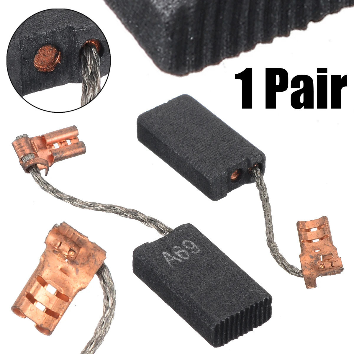 1 pair Carbon Brushes Charcoal Power Tool Accessories for Bosch GBH5-40D GSH500 GSH5 TSH5000 GSH5X A69 1 pair Carbon Brushes Charcoal Power Tool Accessories for Bosch GBH5-40D GSH500 GSH5 TSH5000 GSH5X A69