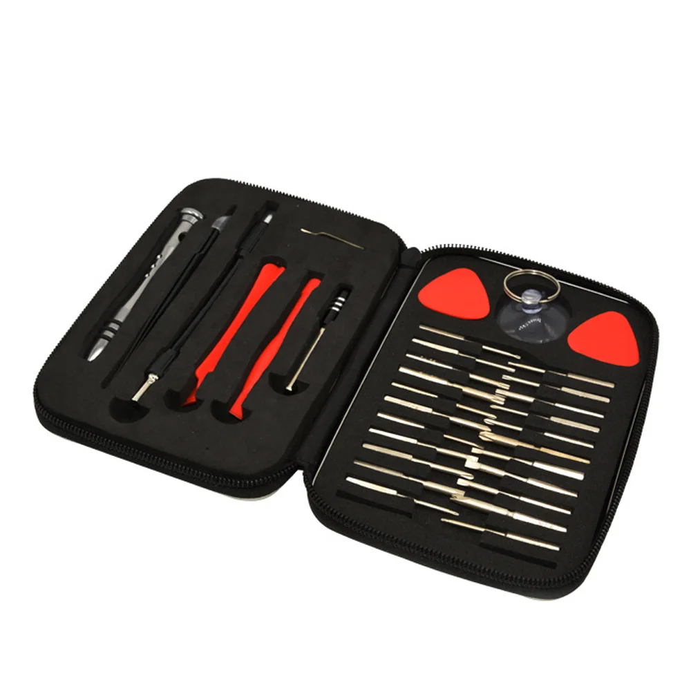 Goede 32 in1 Precisie Schroevendraaier Set draagbare Chroom vanadium gelegeerd staal Handgereedschap Kit voor repareren telefoons kleine apparaten