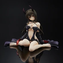 Обувь для косплея; аниме любить Ru Yui Kotegawa темноты Ver 1/6 масштабная модель украшения сексуальная девушка сидя Ver черный фигурку куклы; Каблук 16 см
