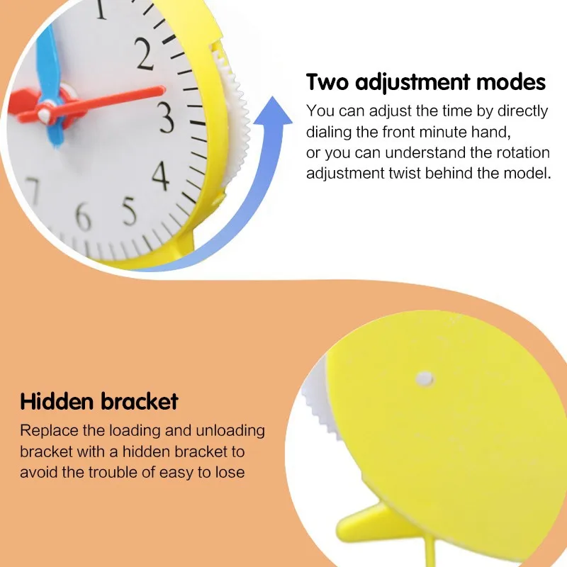  Learning Time Clock Early Education Toys For Children Baby Model Teaching Baby Born Intelligence To - 33002462908