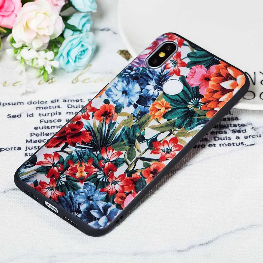 KISSCASE Embossed Cases For Xiaomi Redmi 4X 4A 5A 6A 5 6 pro S2 Note Soft Silicone Mix 2S MAX 3 MI 8 SE A1 A2 |