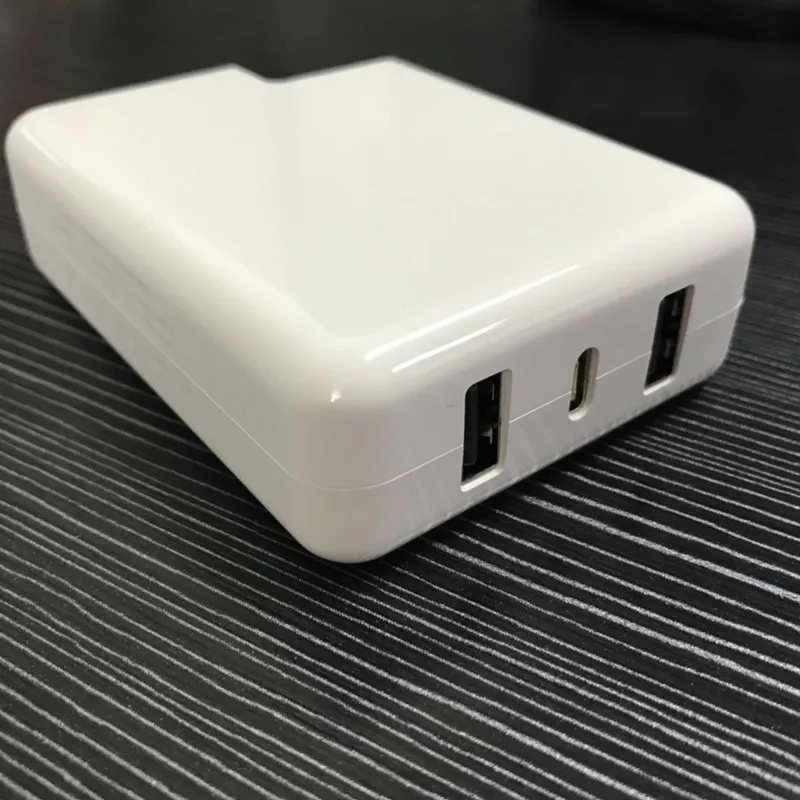 87 W/61 W sintético adaptador de tipo C dos USB-C Puerto cargador para Apple Macbook Pro 12