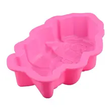 1 шт Санта Клаус силиконовые формы для выпечки украшения торта инструменты кубик льда мусс Fandant торт шоколадная формочка для десерта