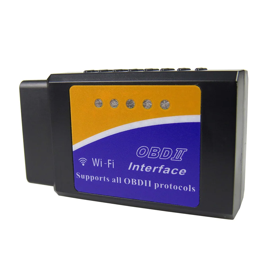 Мини ELM327 WiFi V1.5 OBD2 OBDII автомобильный диагностический инструмент ELM-327 Wi-Fi ELM 327 V 1,5 Obd 2 код ридер сканер для iOS и Android