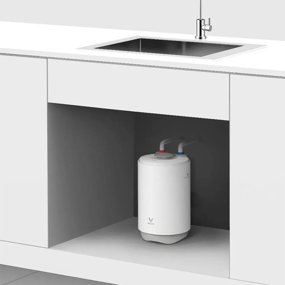 Электрический водонагреватель Xiaomi Viomi Df01, портативный водонагреватель для кухни, ванной комнаты, 6,6 л, 1500 Вт, портативный водонагреватель