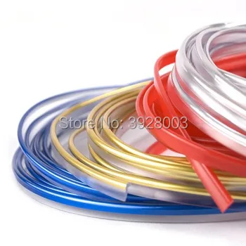 

200pcs Car decoration strip Car interior decoration line Modified air outlet door panel instrument panel control interior bright