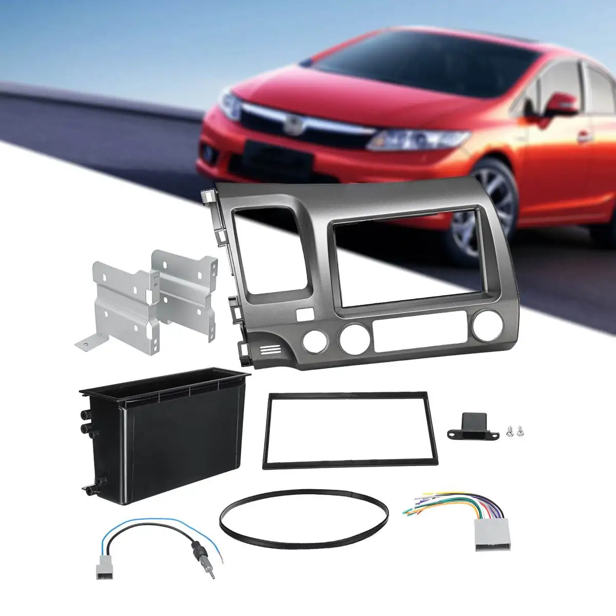 2 Din font b Radio b font Fascia Dash for Honda for Civic 2006 2011 font