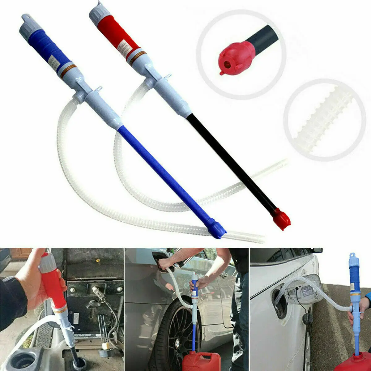 

1 pc Portable Water Pump Liquid Transfer Pump Gas Oil Siphon Battery Operated Pump