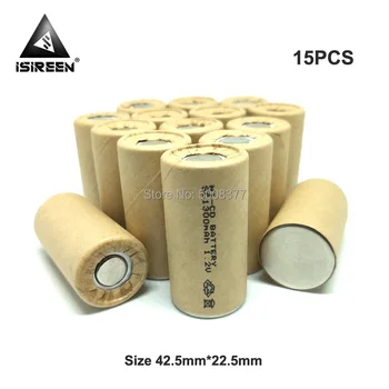 

1.3Ah SC Power Tool Battery Cell Ni-CD Batteries 1.2V 1300mAh NI CD Rechargeable Accumulator Electric Battery Pack 9.6V 12V 18V