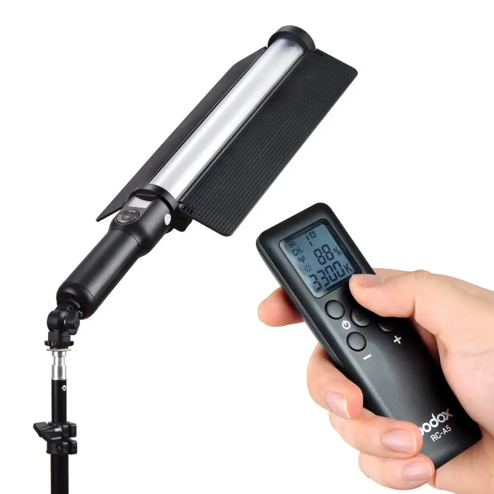 US $229.00 Godox LC500 Flash Handheld LED Light Video Photography Lighting BiColor For Studio Photography Lighting Canon Nikon Camera