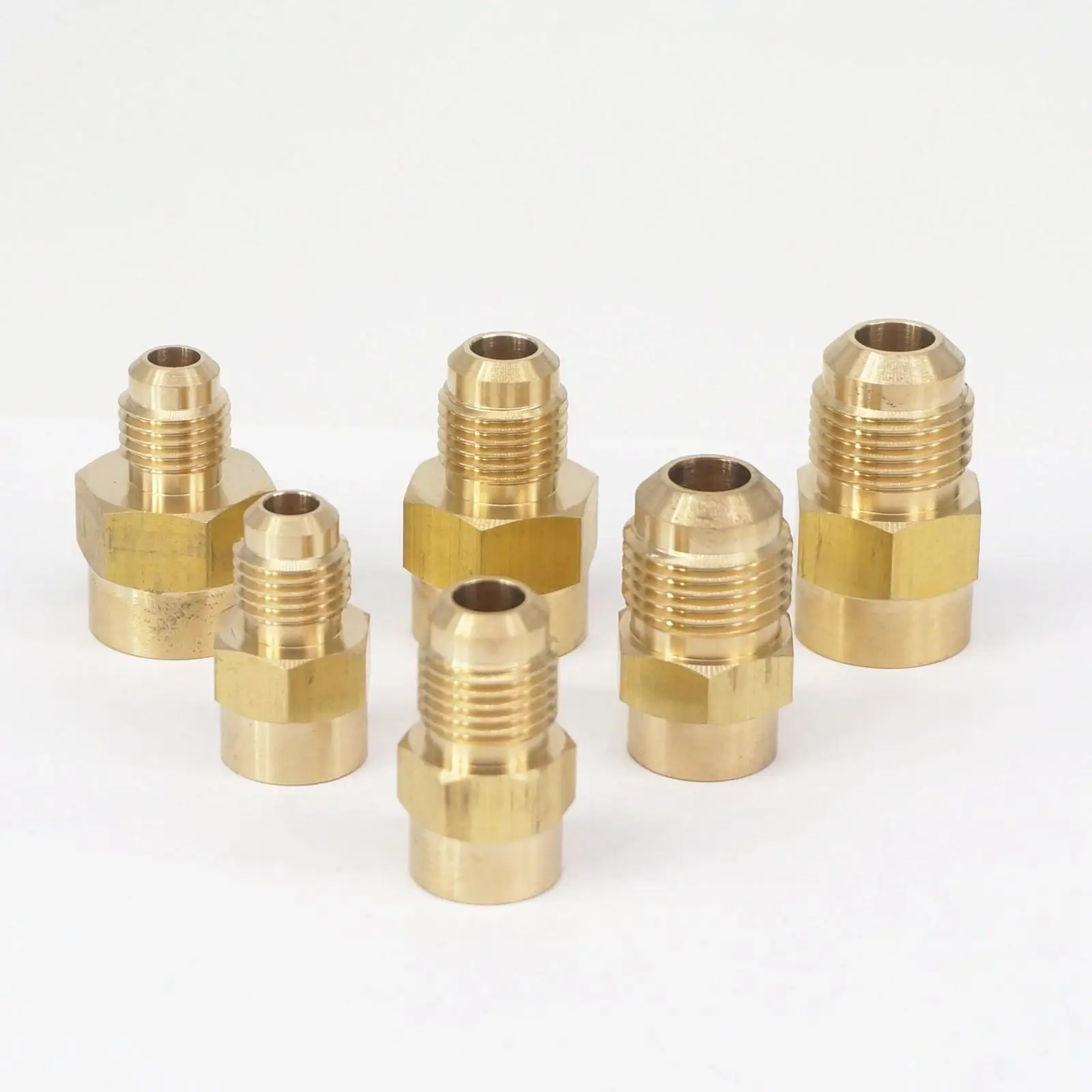 

Fit Tube OD 1/4" 5/16" 3/8" -1/8" 1/4 NPT Female Brass SAE 45 Degree Pipe Fitting Adapters Connectors 229PSI