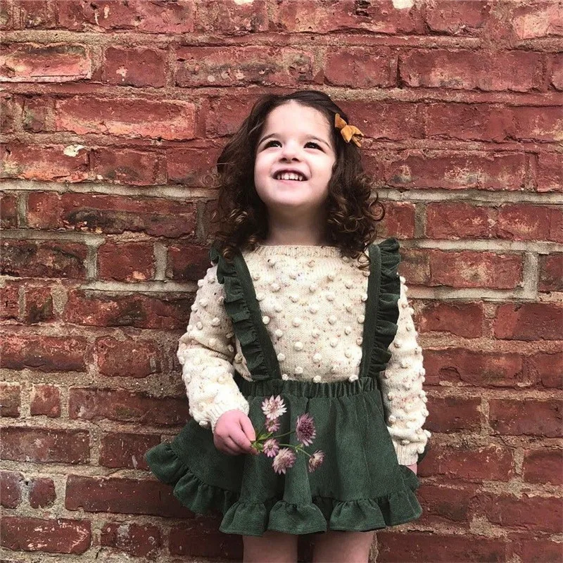 

Fashion Kids Girl Ruffles Suspender Tutu Skirt Mini Toddlers Skirts For Girl Clothes Hot Sale