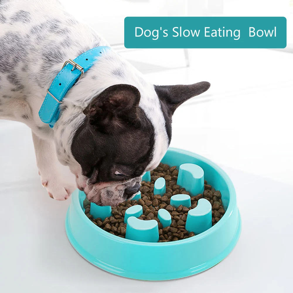 

Pet dog cat bowl feeder Slow Eating Bowl Dog Feeder Eco-Friendly Durable Non-Toxic Preventing Choking Healthy Dish Pet