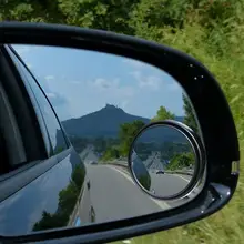 2 шт./компл. 360 degreewaterproof HD Стекло Бескаркасный ультратонкий Широкий формат круглое выпуклое зеркало для слепой зоны для парковки зеркало заднего вида