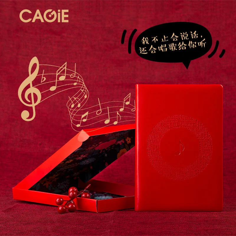

Kaj Originality Notebook Fashion Music Diary Student Remember Notebook Sure Sound Recording Real Hand Account Notebook