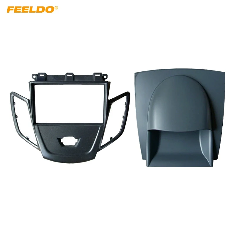 FEELDO Автомобильная стерео установка радио фасции Панель рамка для FORD Fiesta 2008 2011 2Din