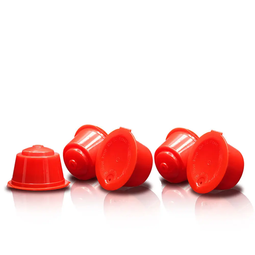 

Red Color 1pc use 50 times Refillable Dolce Gusto coffee Capsule nescafe dolce gusto reusable capsule dolce gusto capsules