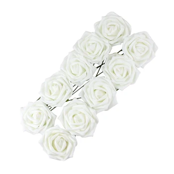 

Beauty Bridal Rose Flower Party Wedding Bridesmaid Decoration (White)