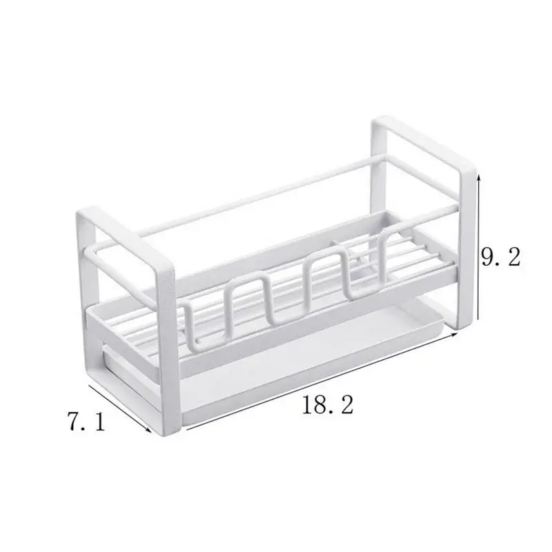 Корзина для хранения смесителя, кухонная стойка, подвесной мешок для раковины, стойка для губки, креативный кованый железный шпатель, ложка, стойка для кухонного хранения