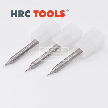 

V7-0.9mm HRC55 Aluminum Tungsten Carbide small Micro Diameter Flat Endmill