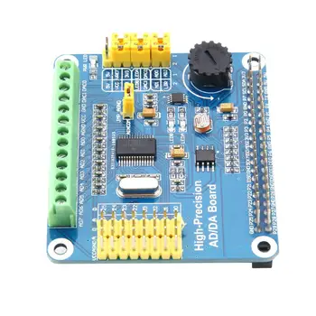 

High Accuracy AD/DA Expansion Board for Raspberry Pi A+/B+/2B/3B/3B+ Board