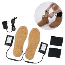 36-43 электрические стельки с подогревом лыжные ботинки перезаряжаемый Электрический нагреватель коврики для ног теплые термостельки