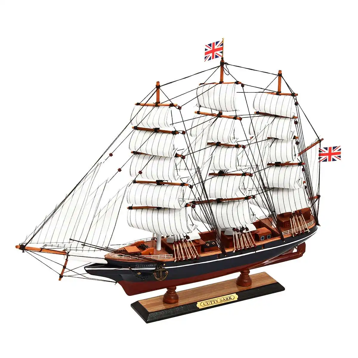 3D деревянная парусная лодка черный жемчуг корабль дома модель миниатюрные украшения лодка подарок на день рождения, декор модели здания