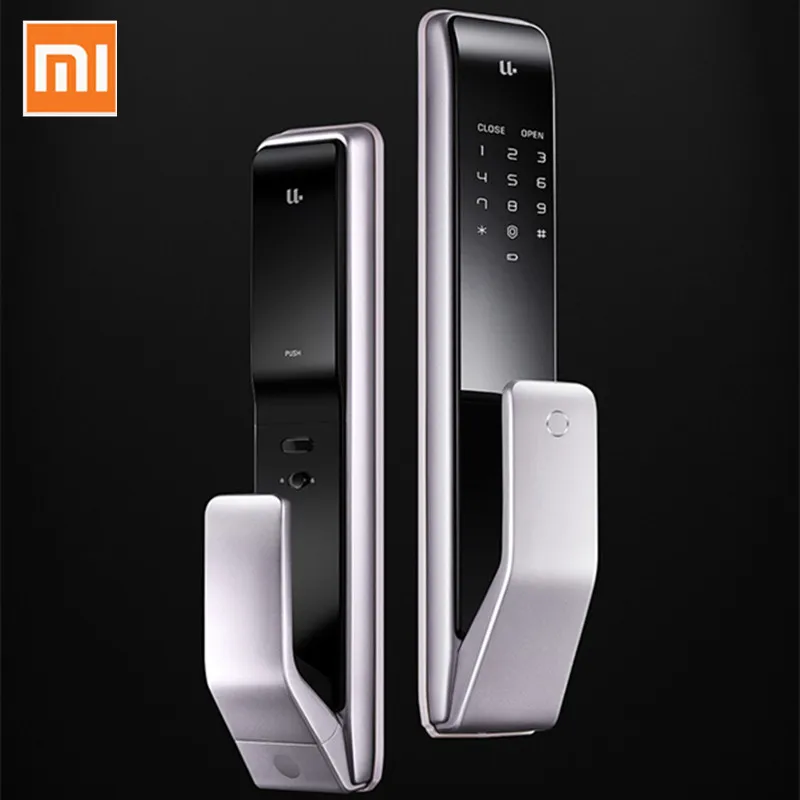 

Xiaomi M2 Smart Lock Automatic Fingerprint Sliding Lock Fully Automatic Push-Pull Smart Remote Control APP Youpin