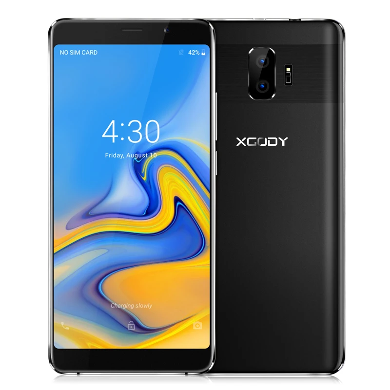 XGODY Y27 3G Dual Sim Smartphone Android 8.1 6 Inch 18:9 Full Screen Mobile Phone Quad Core 1GB+8GB 2500mAh WiFi 5MP Cellphone