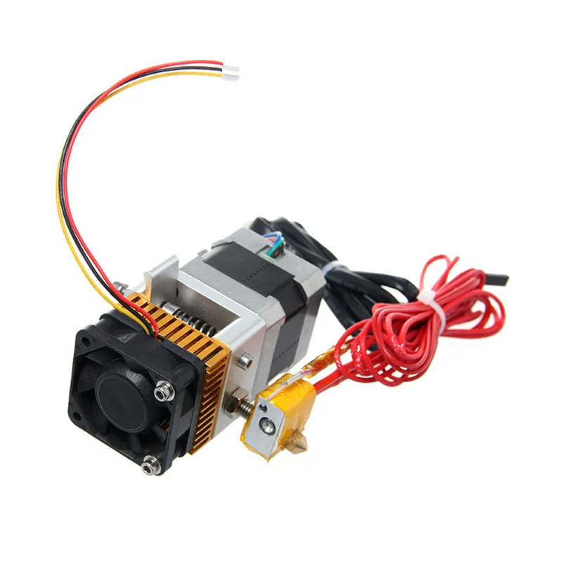 cheap MK8 Extruder Head Nozzle Kit 1.75mm Filament Extrusion 3D Printers Parts All Metal Extruder Assembled Kit For 3D Printer