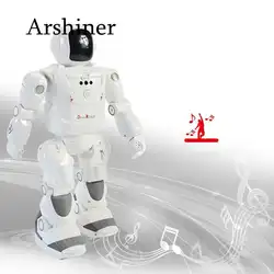 RC робот ведущий умный танцующий режим движения контролируемые программируемые действия лица свет звуки RC игрушки для детей
