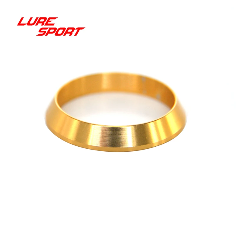 

LURESPORT 10pcs wind ID19/20mm Gold Silver Aluminum Ring Fishing Rod Building Component Repair rod DIY Accessory