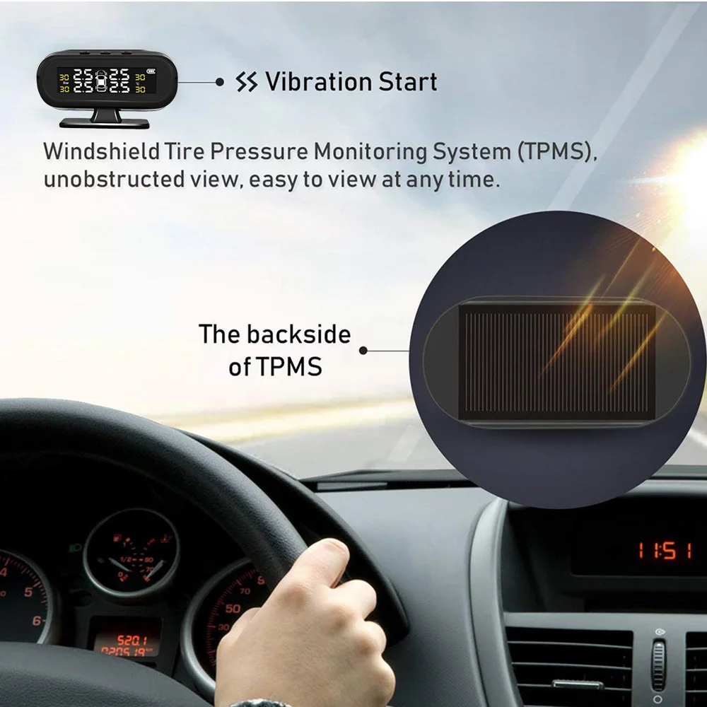Система контроля давления в шинах TPMS пластиковый чехол для автомобильной