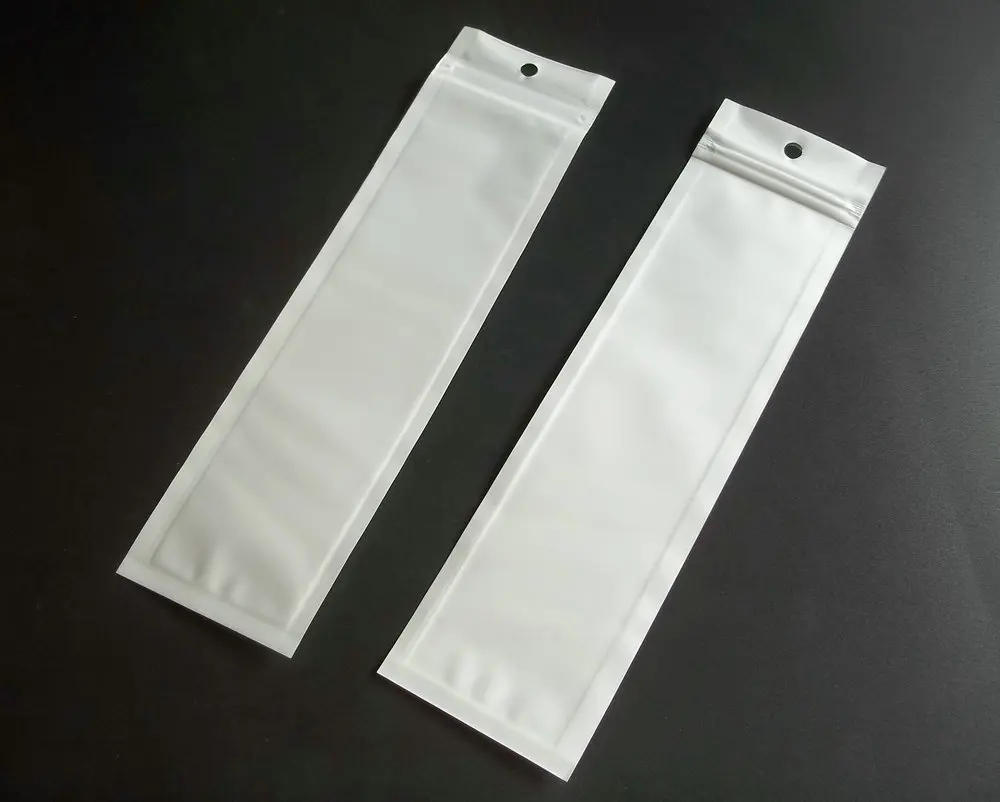 5*18 cm white Clear zipper Plastic Retail Package bag,Ziplock Zip Lock