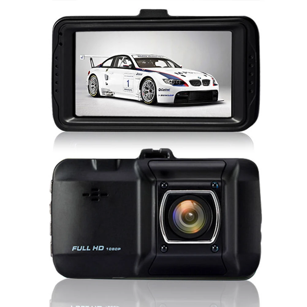 3 дюймов Автомобильный тире Cam Full HD 1080p ночного видения 170 градусов угол g-сенсор петля запись парковки монитор автомобиля рекордер