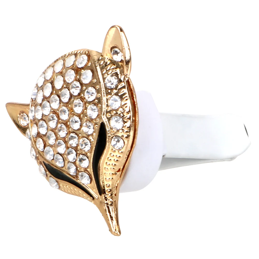 LEEPEE سيارة ناشر رائحة السيارات منفذ معطّر الهواء العطر هدايا الماس الثعلب الكريستال العطور كليب سيارة الهواء تنفيس العطور