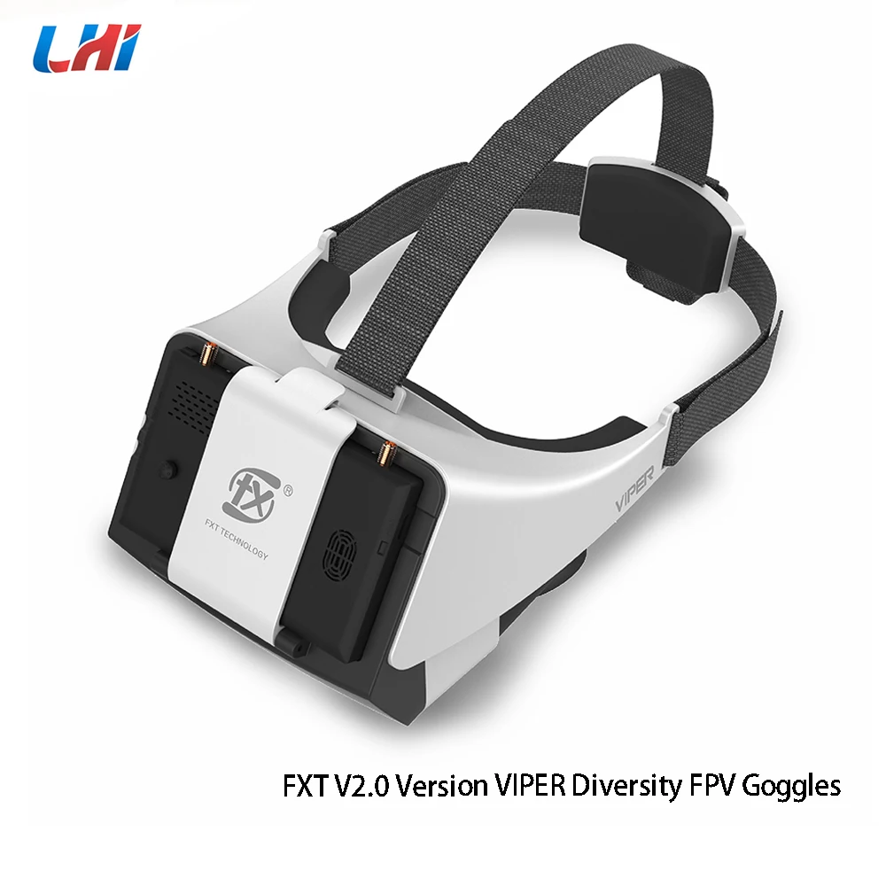 FXT VIPER V2.0 версия 5 8G разнообразие HD FPV очки w/DVR встроенный рефрактор для
