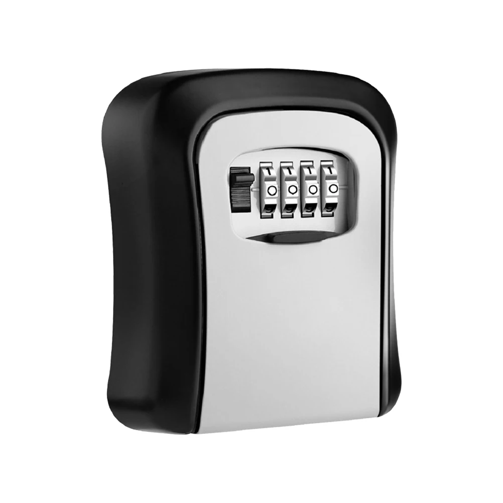 Safty Key Lock Box Set-Your-Own Combination Aluminium Alloy Portable Resettable Secure Storage Security Holder Safe | Дом и сад