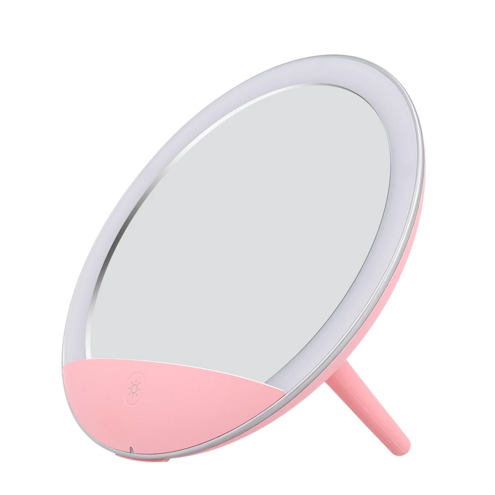 5 In 1 Makeup Mirror LED Lighted Wireless Charger Make Up Mirror Smart Cosmetic Mirror with Cell