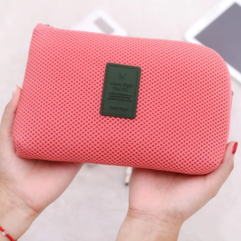 

1 pcs Multifunction Storage Bag Mobile phone Data line USB Cable bag Shockproof Charger Earphone bag portable travel Organizer