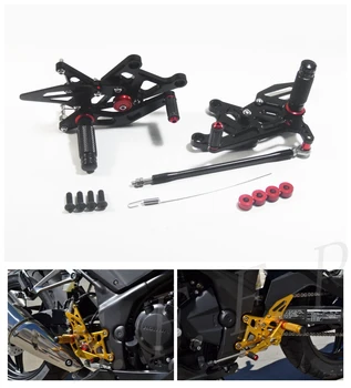 

CNC Adjustable Rearsets Foot Pegs Rear Set For Honda CBR250R CBR300R CB300F 2017-2018
