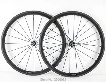 

Brand New 700C 38mm clincher rims Road bike 3K UD 12K full carbon fibre bicycle carbon wheelset basalt 23 25mm width Free ship