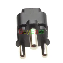 Лот 10 Южная Африка Путешествия адаптер тип M 8,7 мм Старый Английский конвертировать США ЕС AU GB 'черный