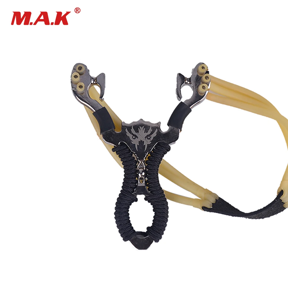 Рогатка карточка из цинкового сплава с резиновой лентой высокая скорость для
