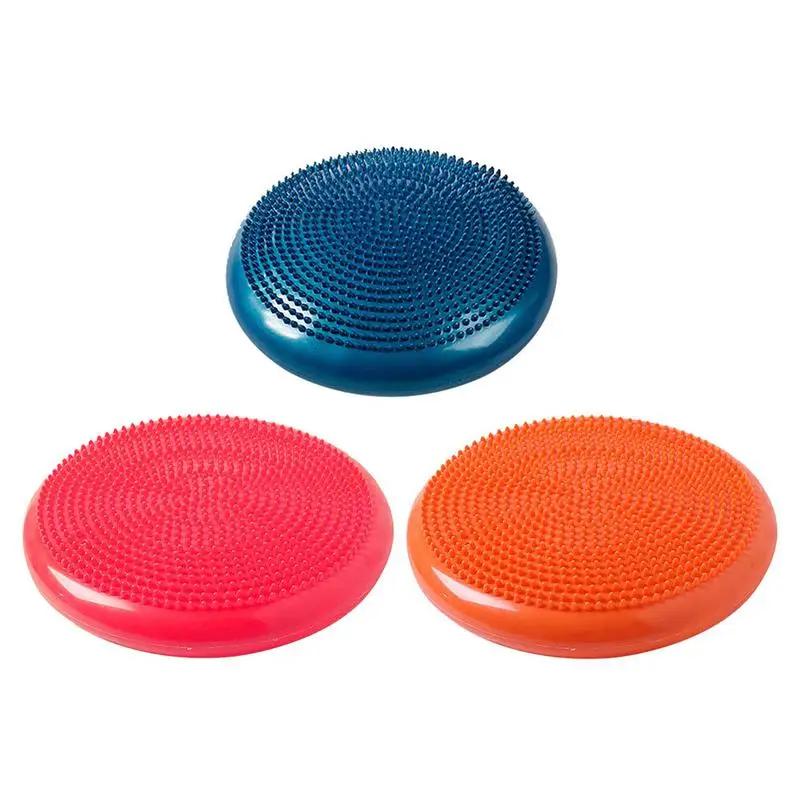 Yoga Pad Fitness Balanced Seat Cushion Yoga Balanced Ball Inflatable Cushion Thick Protection Balance Trainer Weight Loss Tool