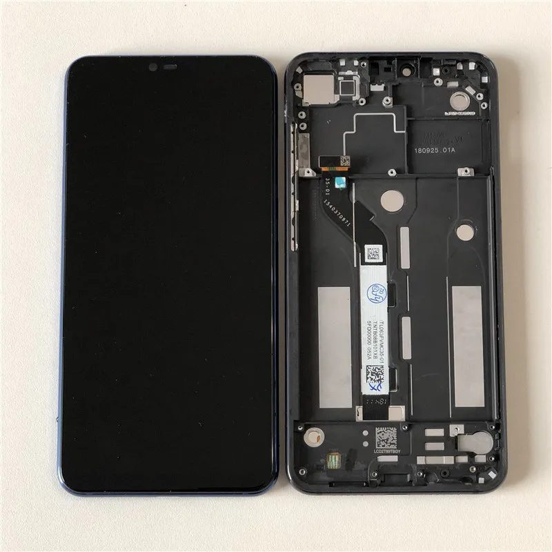 

Original Axisinternational For 6.26" Xiaomi Mi 8 Lite MI8 Lite MI8X LCD Screen Display+Touch Panel Digitizer With Frame Assembly