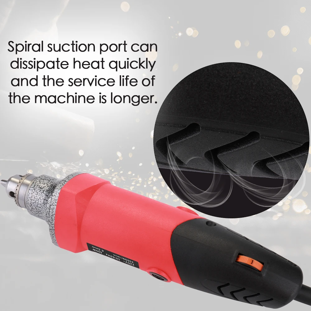 

KKmoon Adjustable Speed Electric Grinder Multifunctional Jade Polishing Machine Engraving Machine Mini Electric Mill Polishing